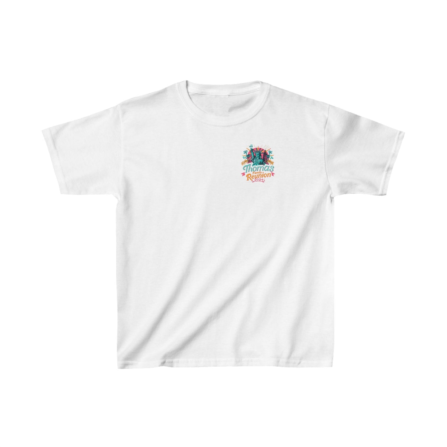 Thomas Family Reunion Small Print Kids Heavy Cotton™ Tee