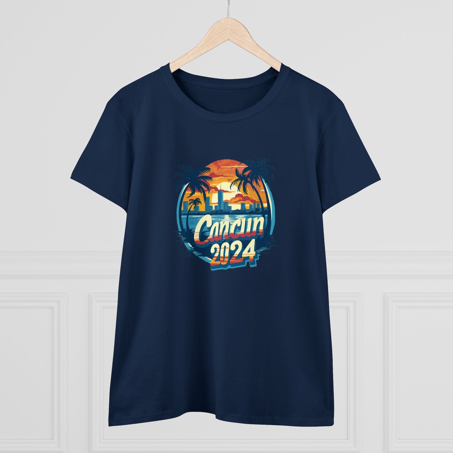 Cancun 2024 Women's Midweight Cotton Tee