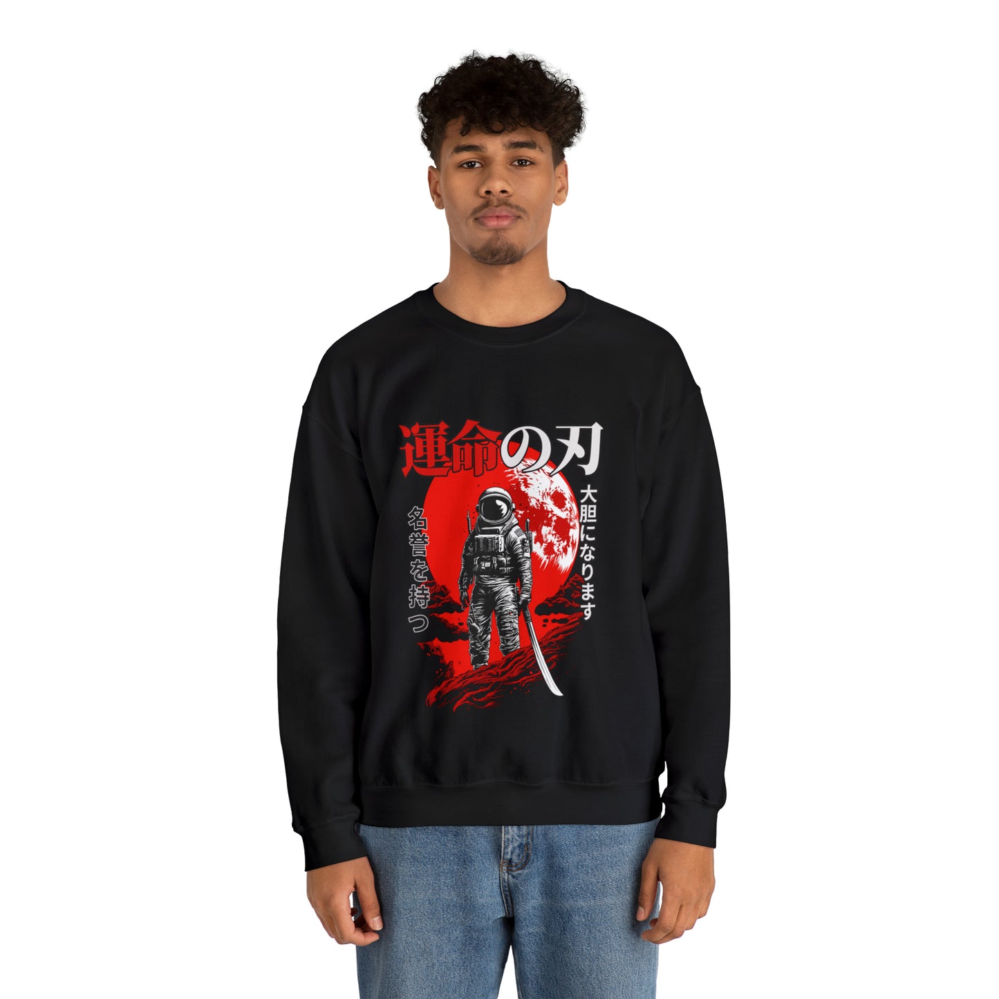 Samurai Astronaut Crewneck Sweatshirt
