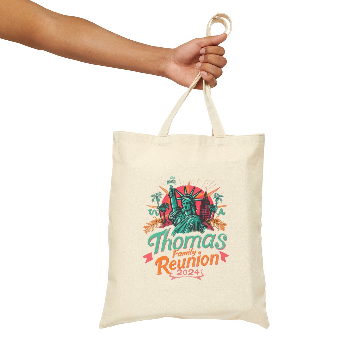 Thomas Family Reunion Cotton Canvas Tote Bag