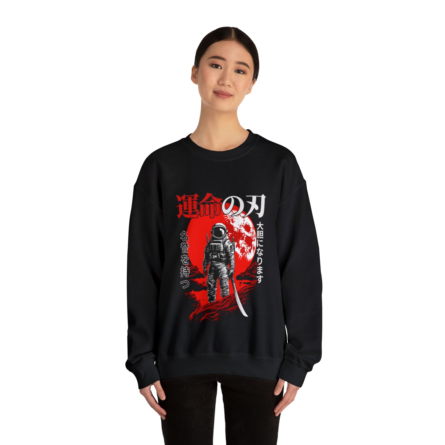 Samurai Astronaut Crewneck Sweatshirt