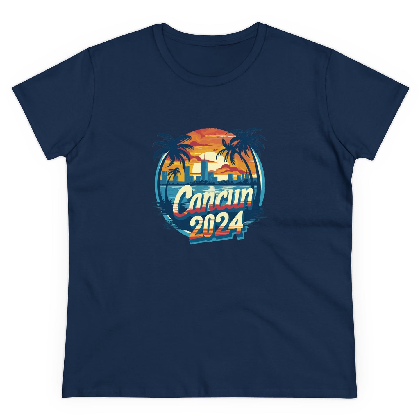 Cancun 2024 Women's Midweight Cotton Tee