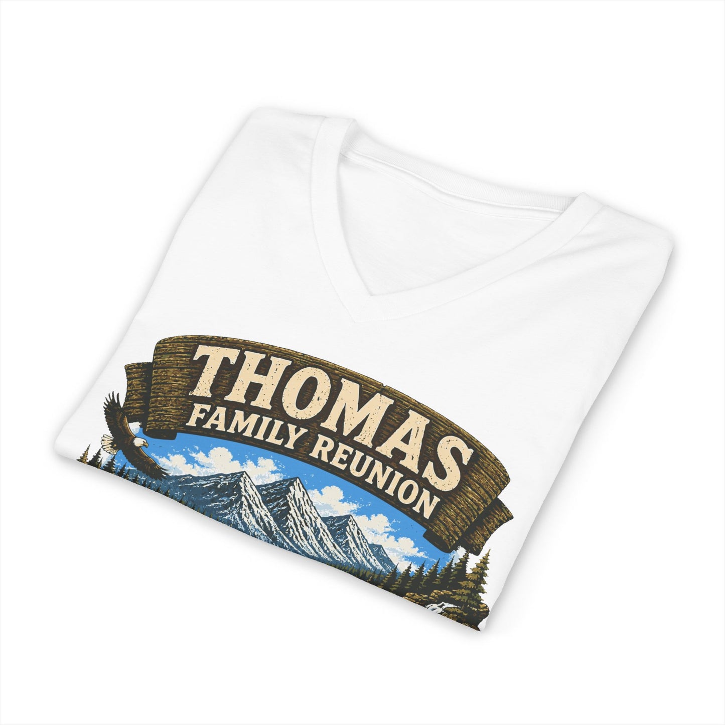 2026 Thomas Family Reunion V-Neck Tee