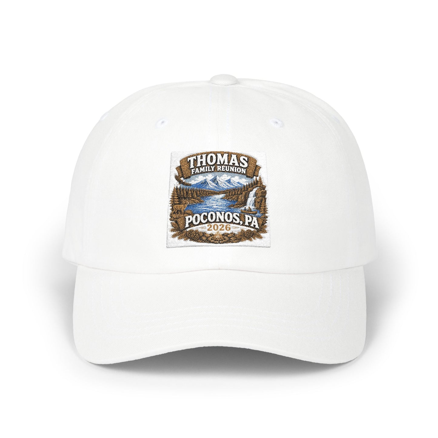 2026 Thomas  Family Reunion Vintage Patch Dad Cap